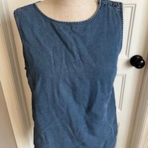 Banana Republic Jean Shortsleeve size small top
